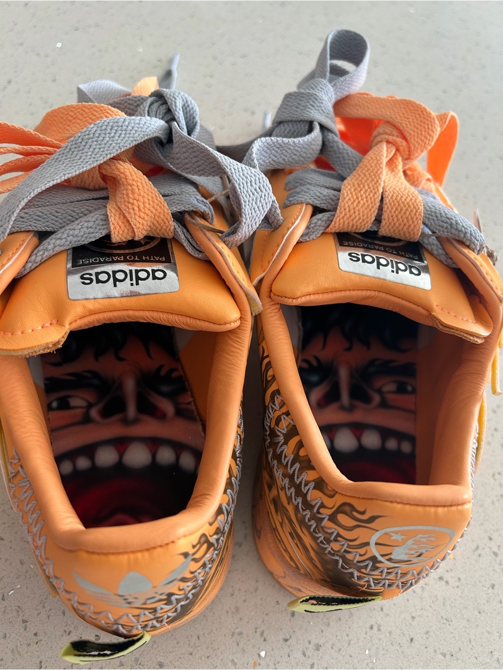 ADIDAS X HELLSTAR SUPERSTAR "CREAMSICLE" NWT US M7/W6 - Picture 6 of 13